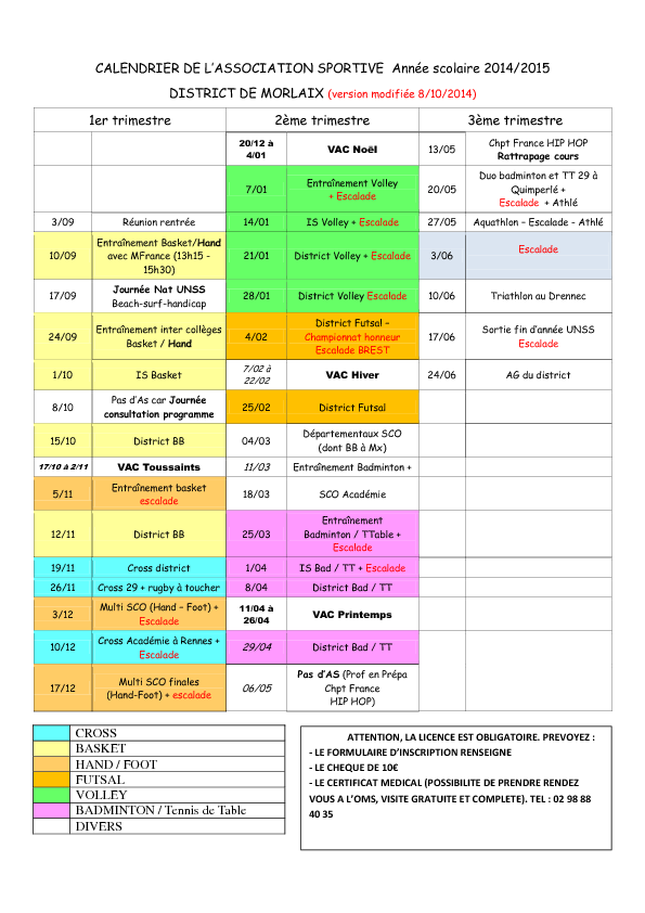 calendrier_unss_ (...), page 1
